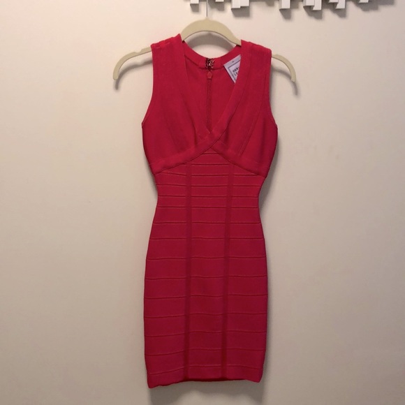 Herve Leger Dresses & Skirts - Herve Leger XS Bandage Dress - Hot Pink